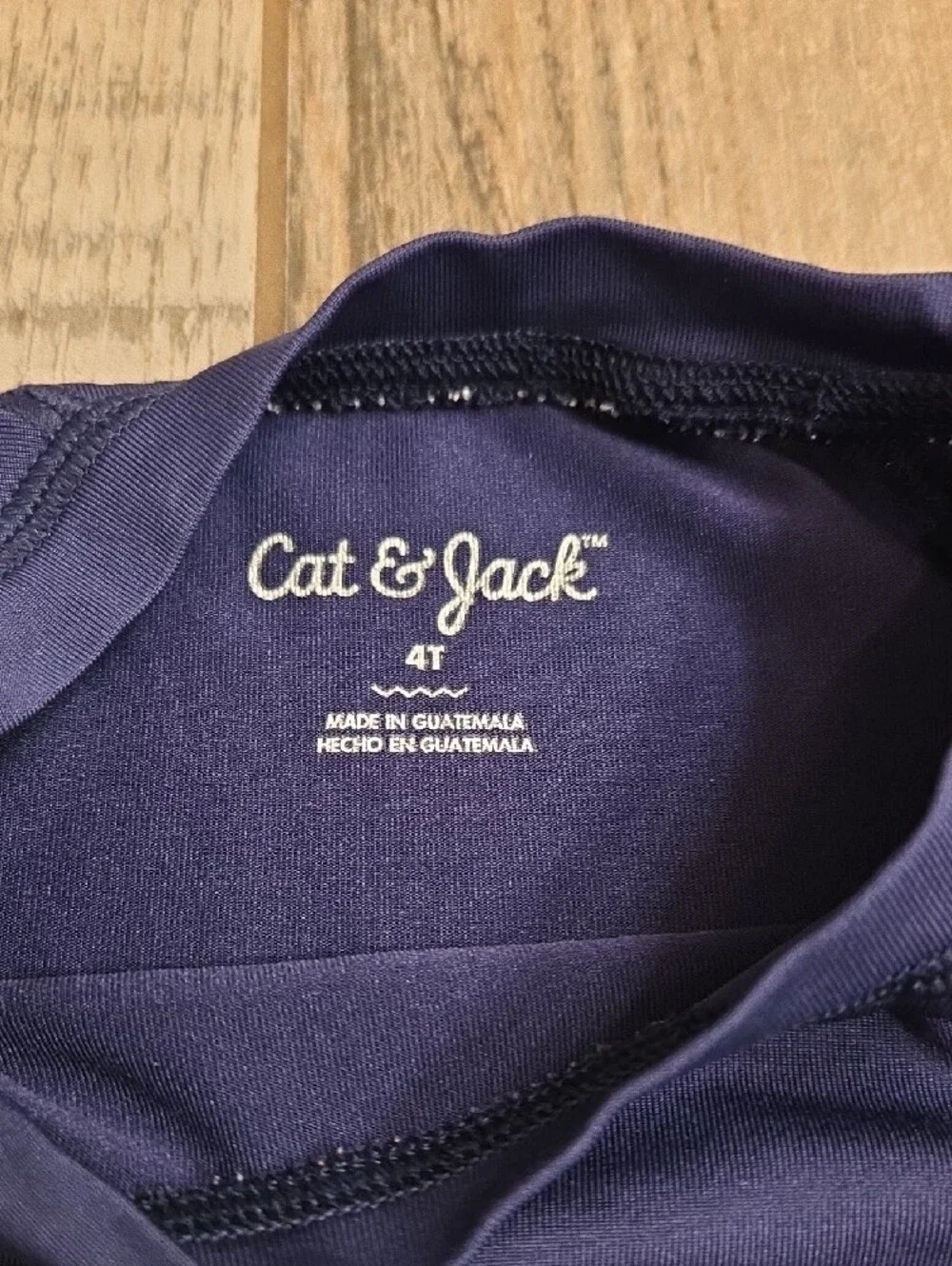 Cat & Jack Navy Long-Sleeve Kids Rashguard